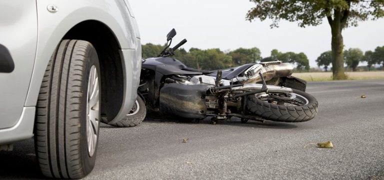 Reclamacion accidente motocicleta